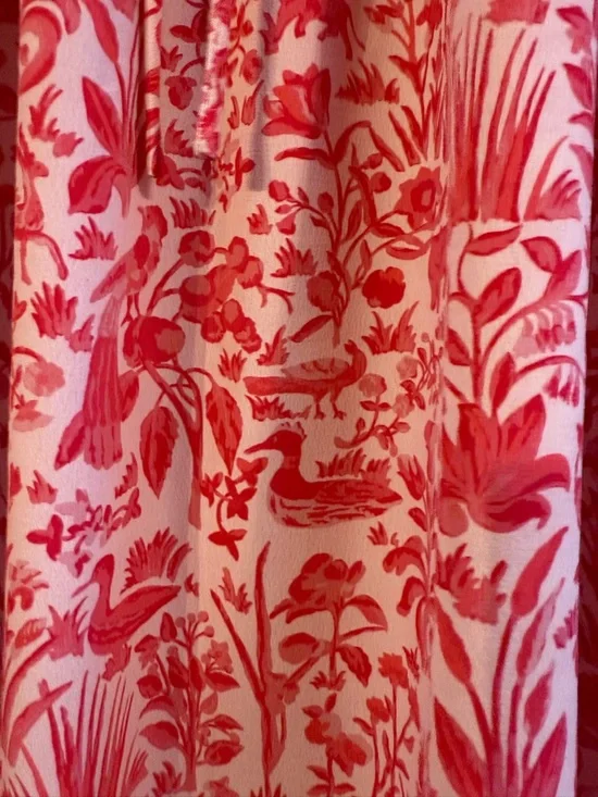 Hill House Pink Strapless Smocked Maxi Dress with Floral Print - Picture 3 of 4